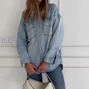 Pistola Denim Mandy Oversized Shacket